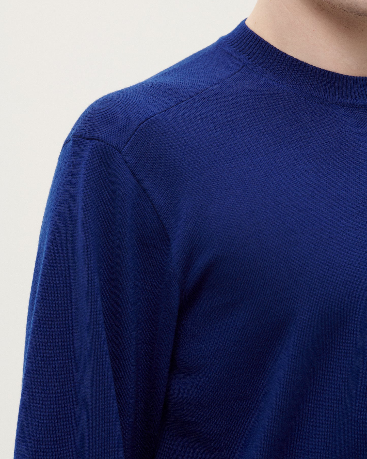 Bright Blue Lightweight Crewneck