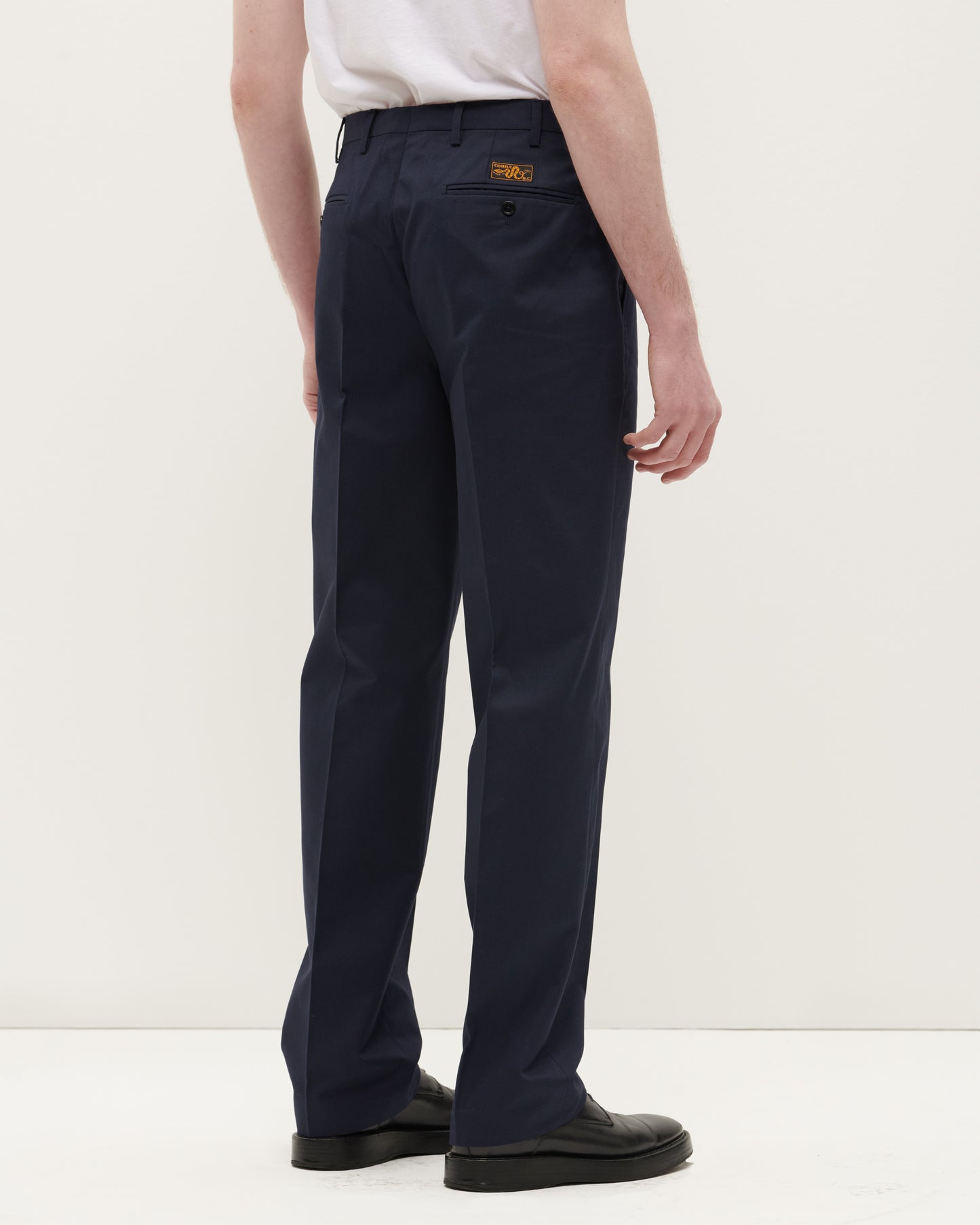 Navy Classic Cotton Twill Trouser