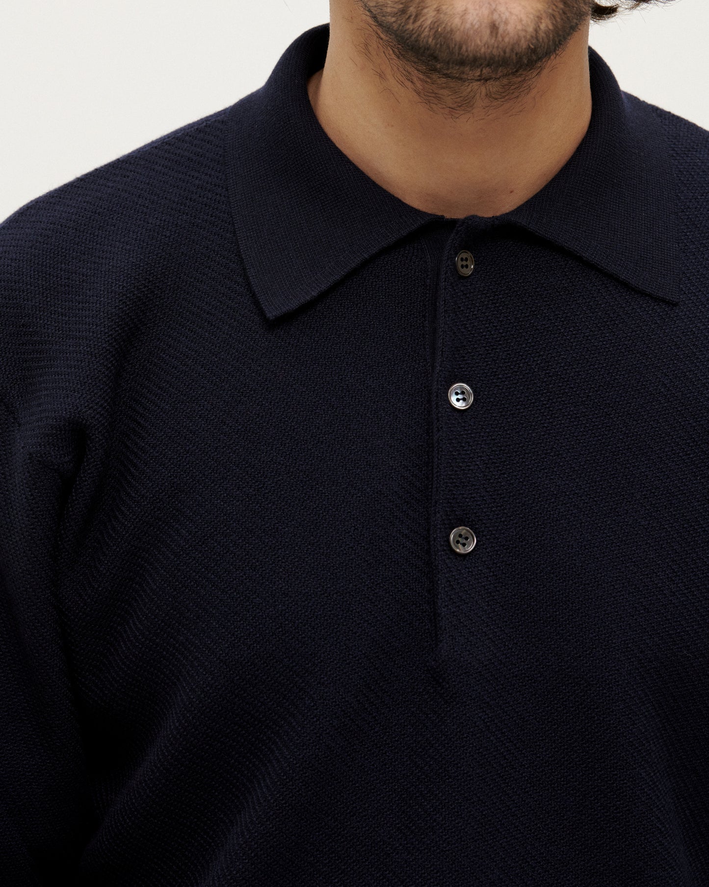 Navy 90'S Polo