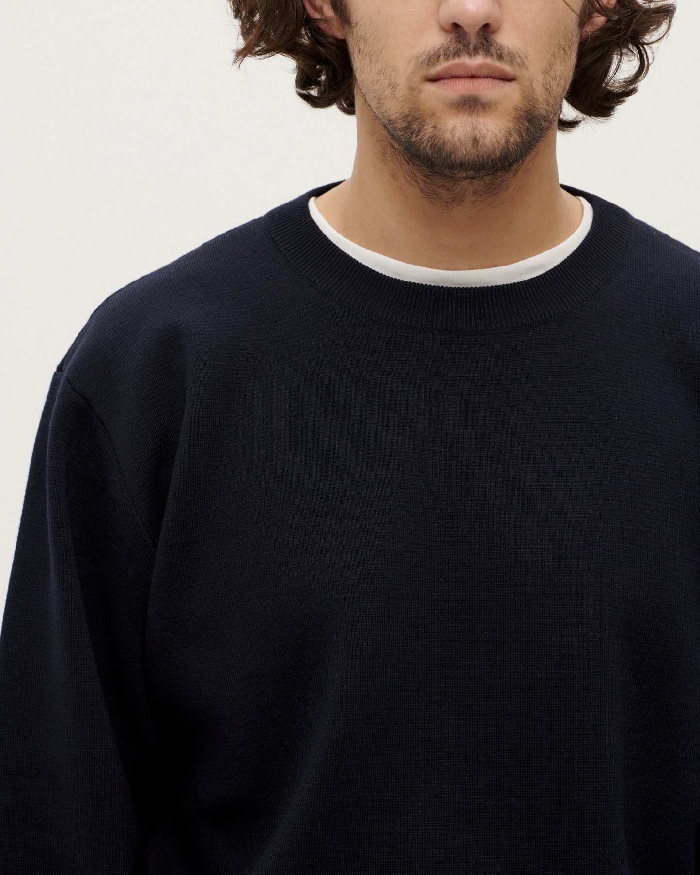 Navy Heavyweight Crewneck