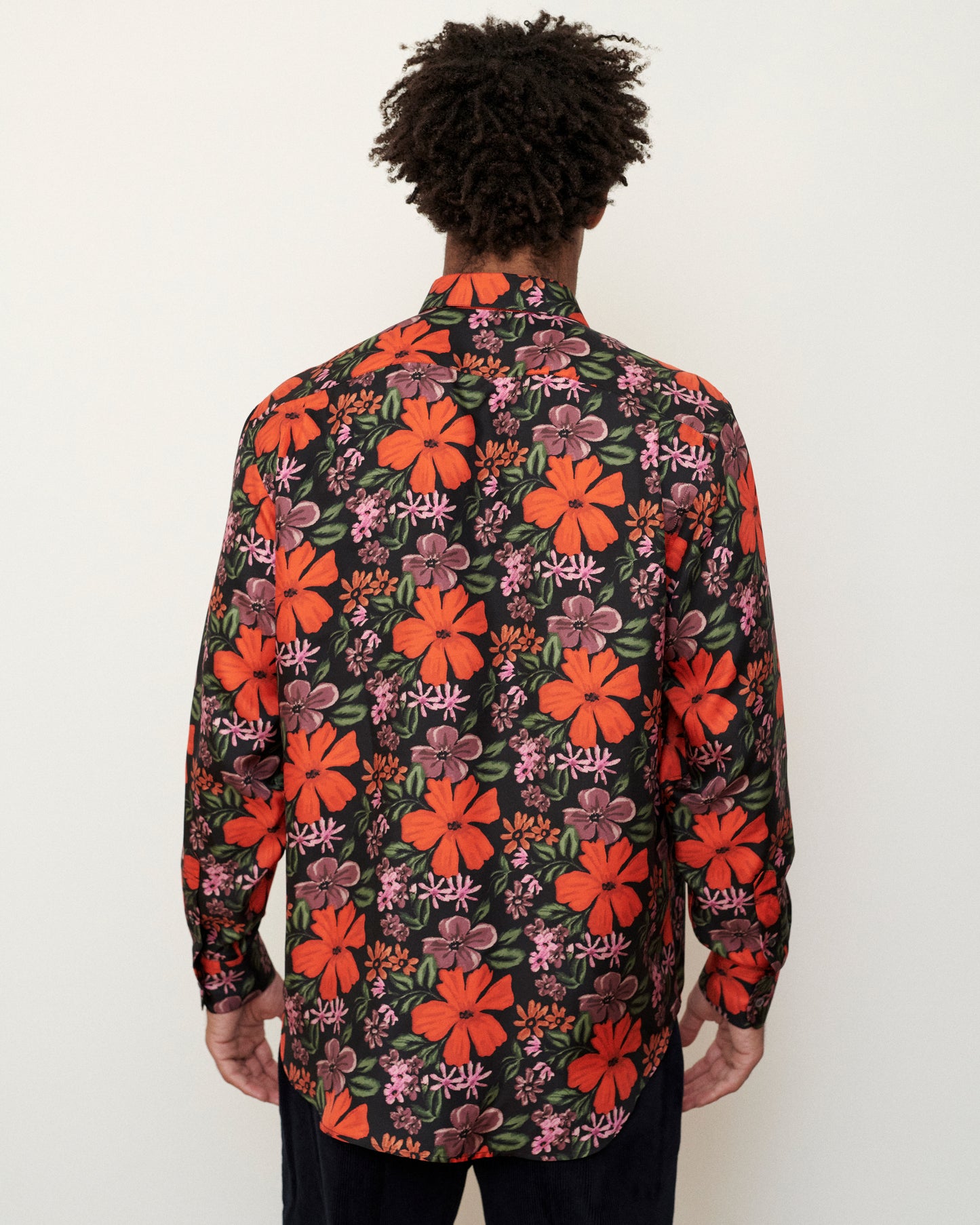 Indie Floral Silk Model One Shirt