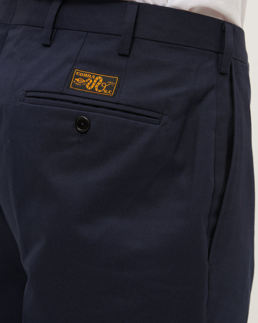 Navy Classic Cotton Twill Trouser