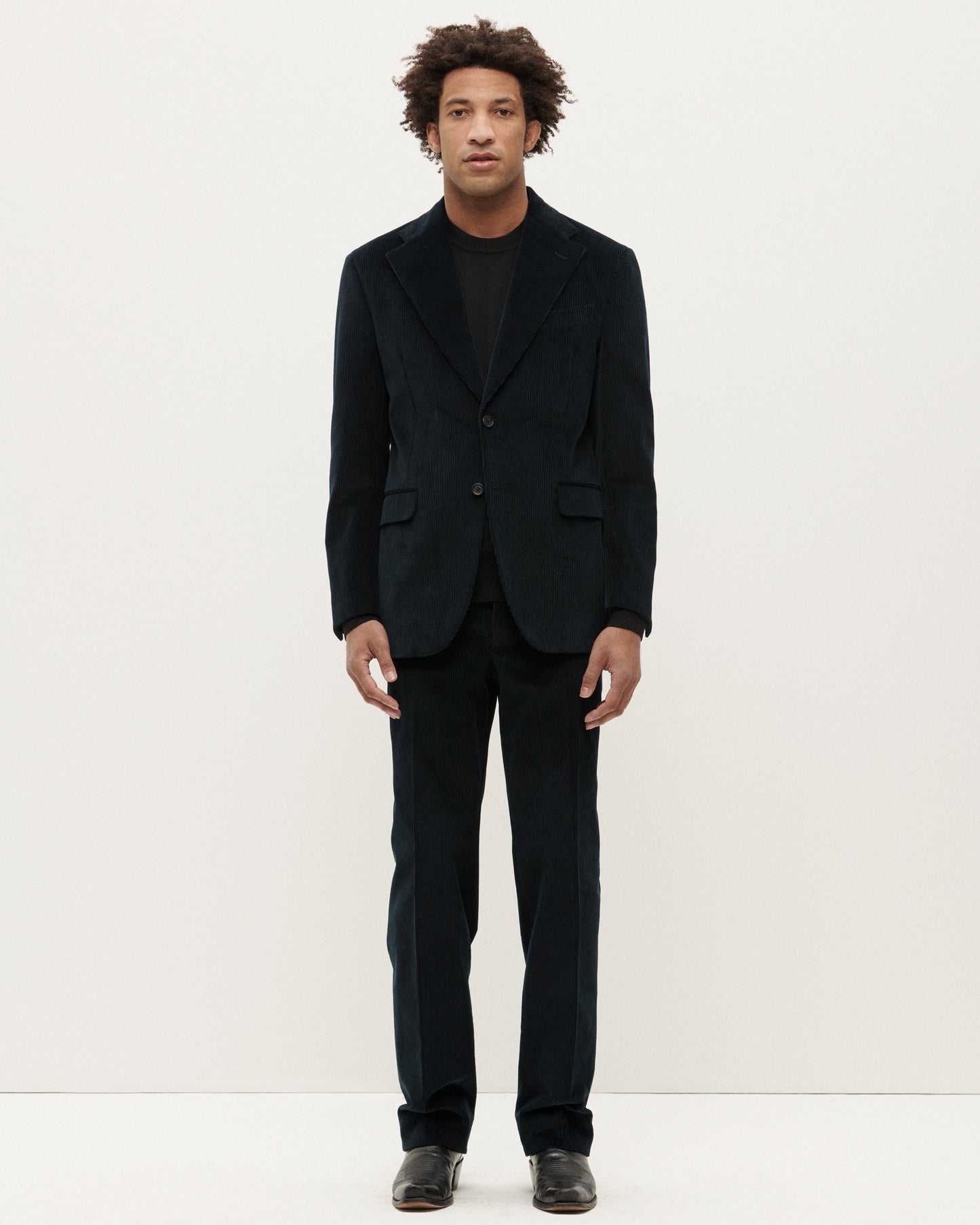 Midnight Corduroy Artist Suit