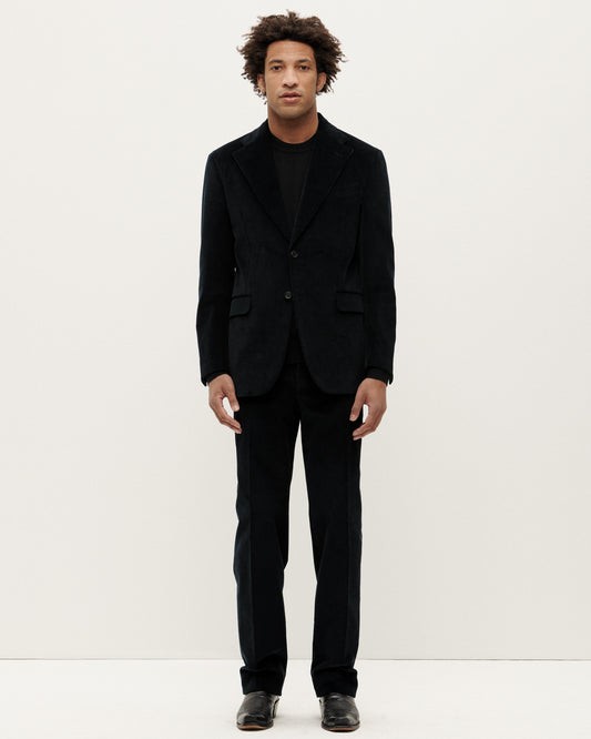 Black Corduroy Artist Suit