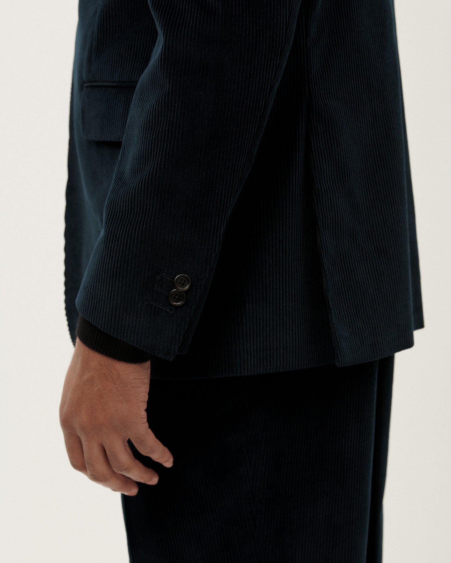 Midnight Corduroy Artist Suit