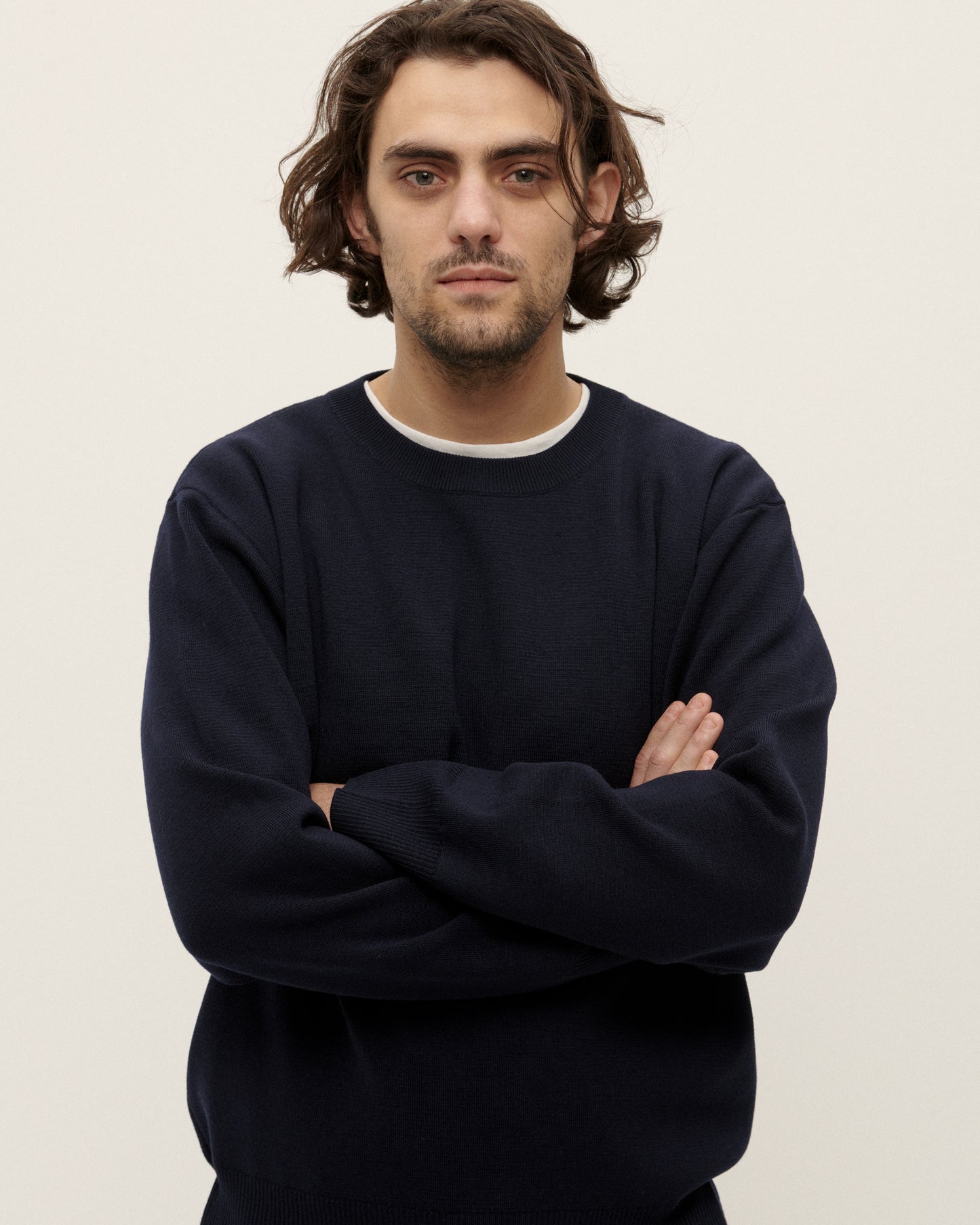 Navy Heavyweight Crewneck
