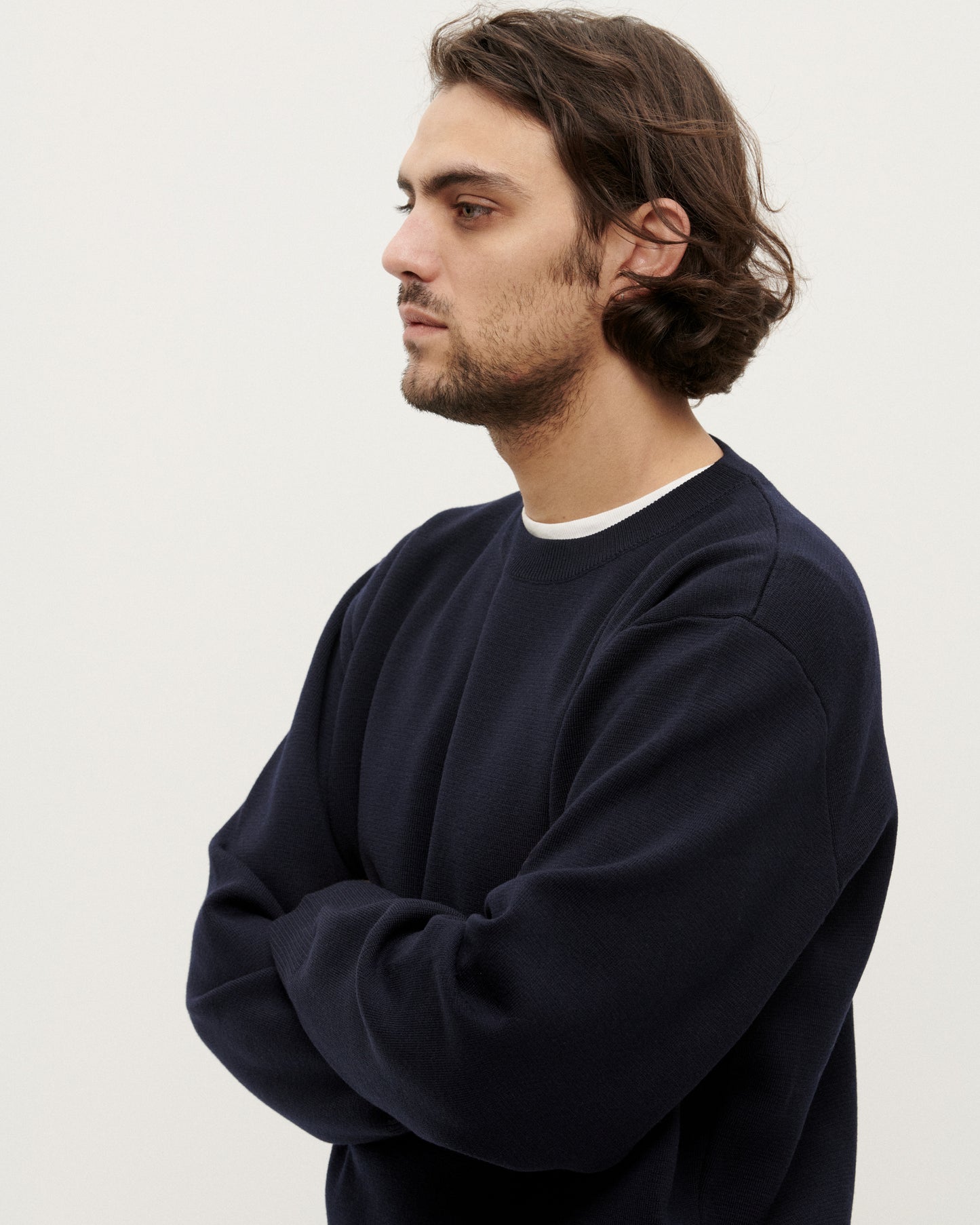 Navy Heavyweight Crewneck