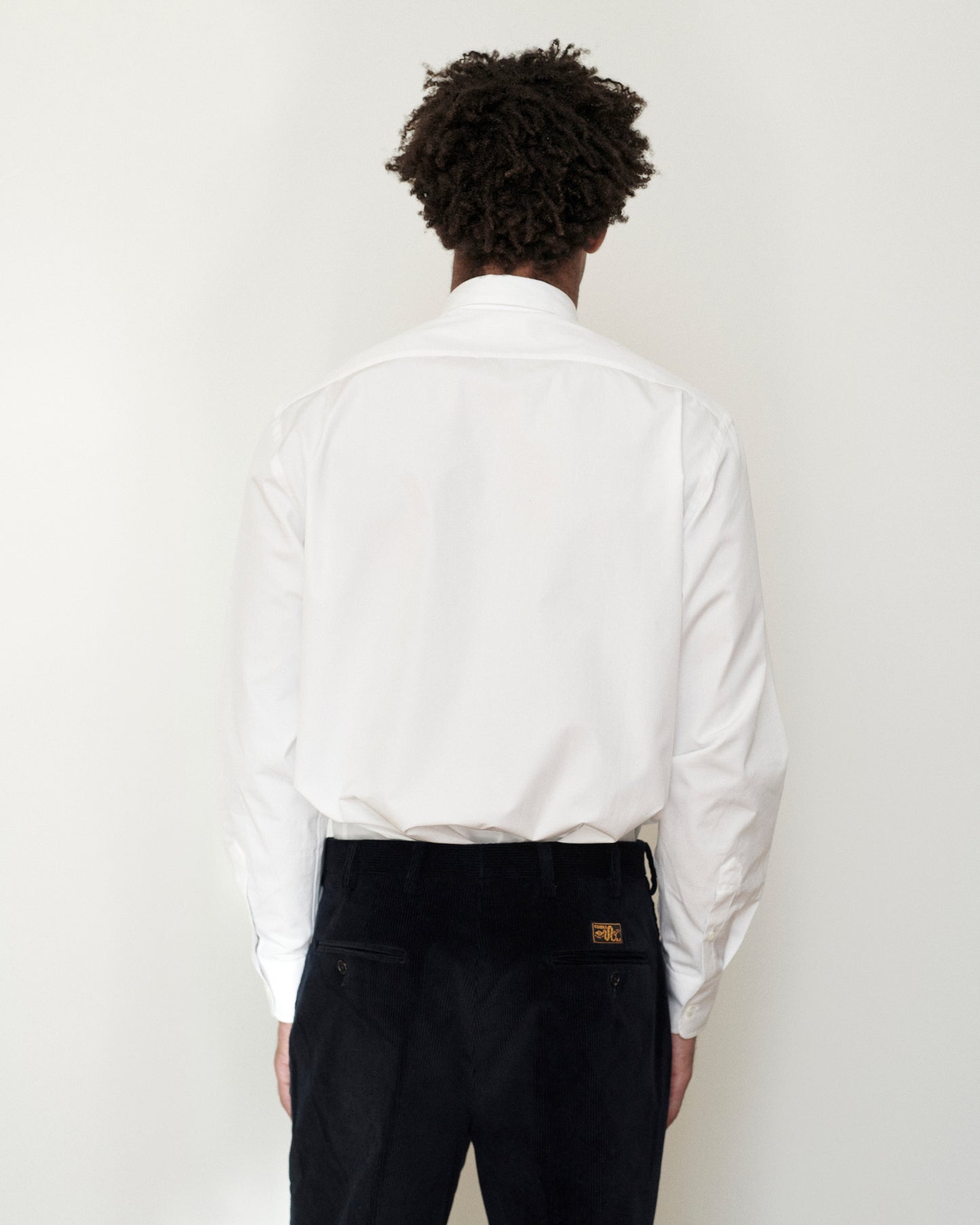 White Model Cotton One Shirt