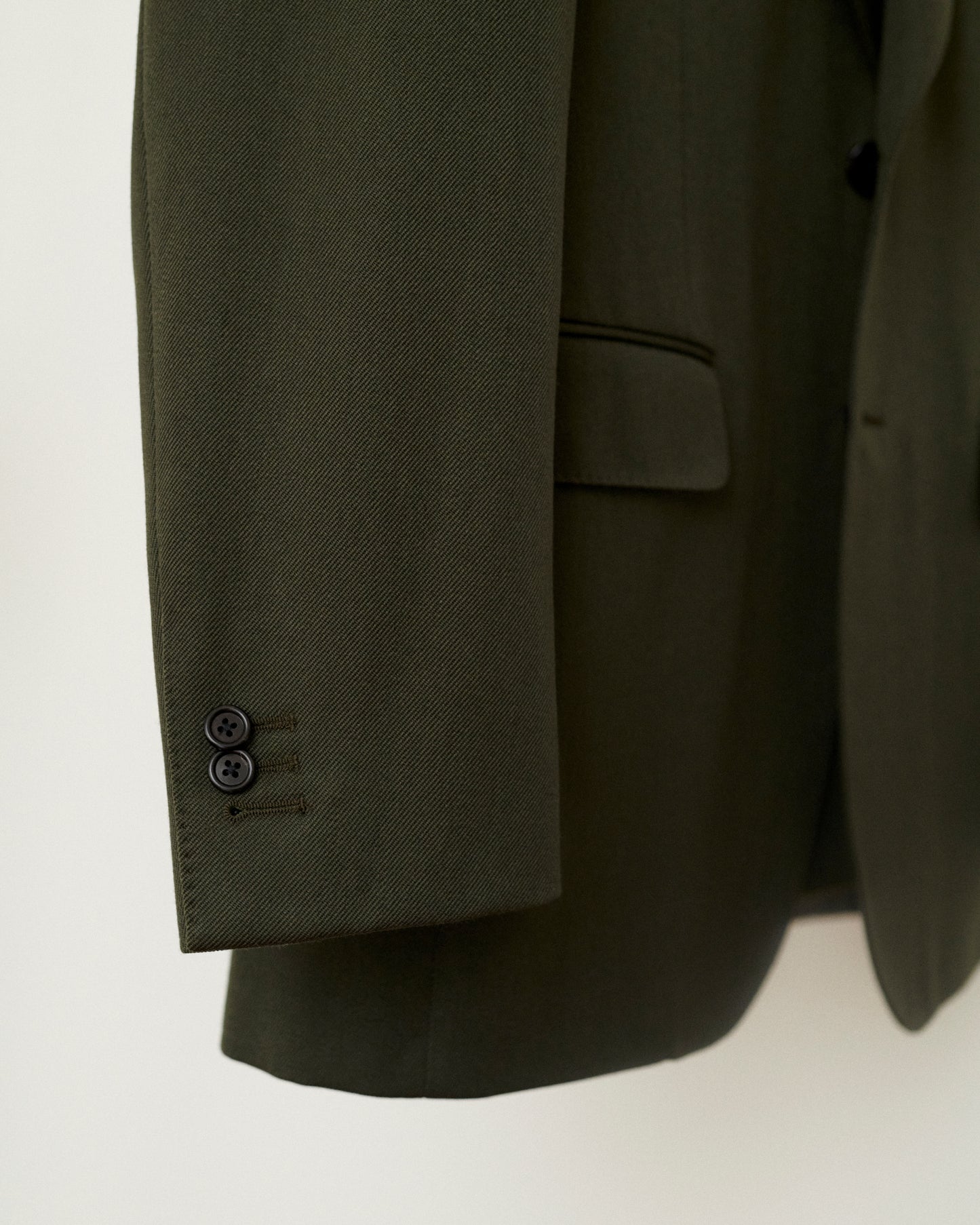 Dark Green Twill Artist Suit