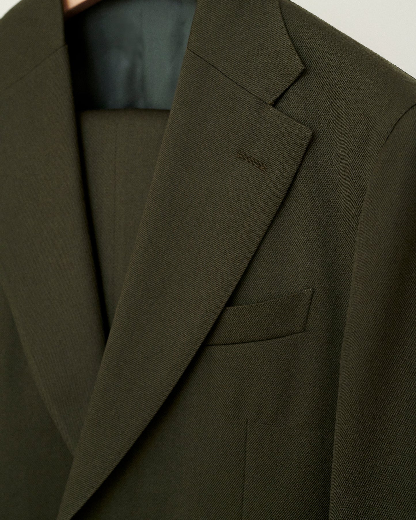 Dark Green Twill Artist Suit