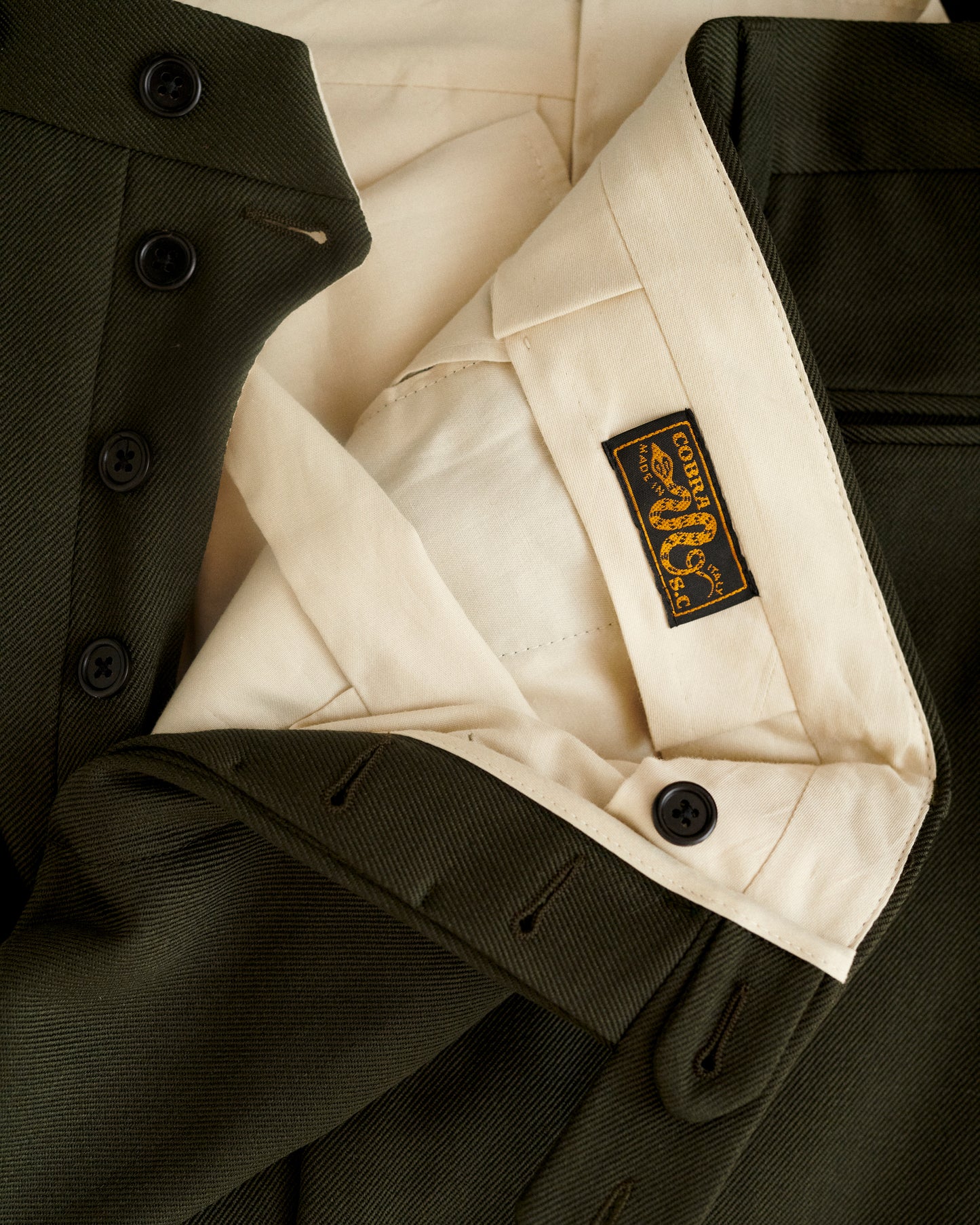 Dark Green Twill Artist Suit